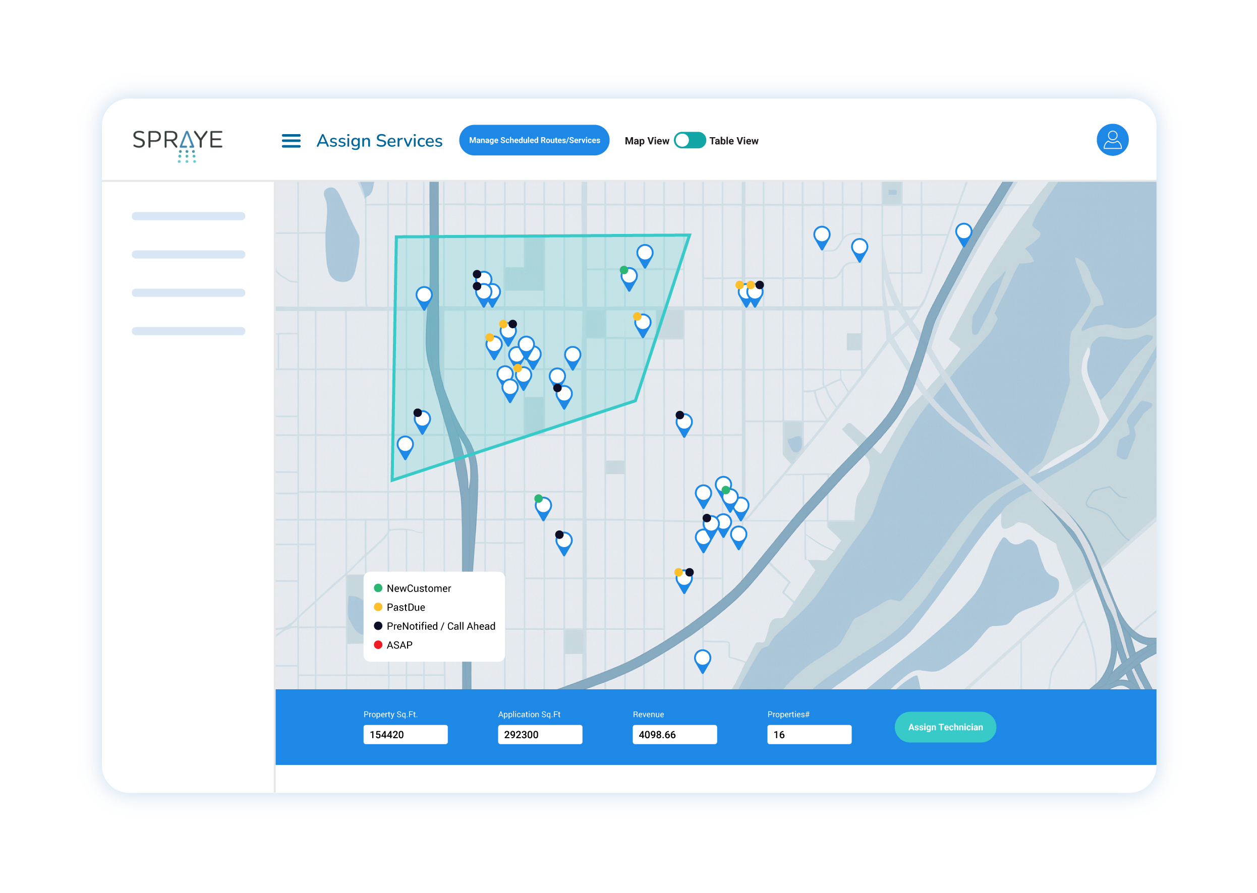 Updates to Map Features: Service Areas & Schedule by Map