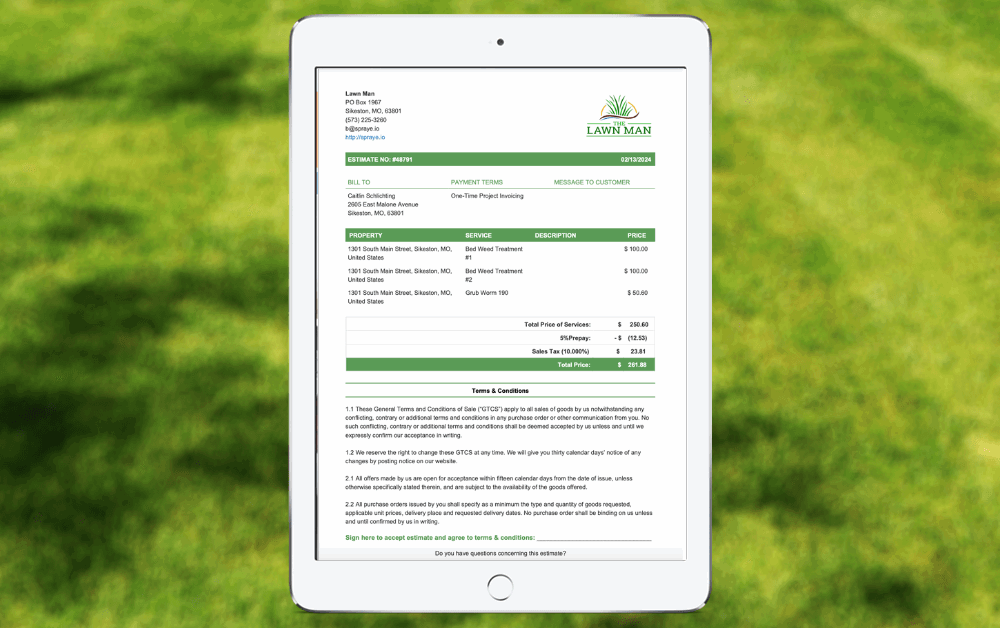 Lawn Care Business Development – Should You Provide Estimates?