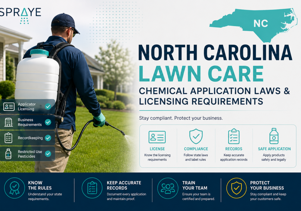 North Carolina Lawn Care Chemical Application Laws & Licensing Requirements